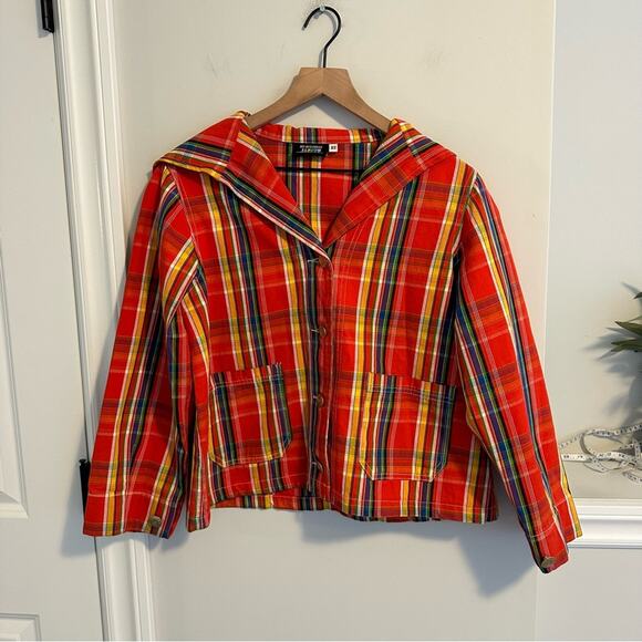 Big Bud Press Plaid Jacket Oversized XS - Picture 7 of 9